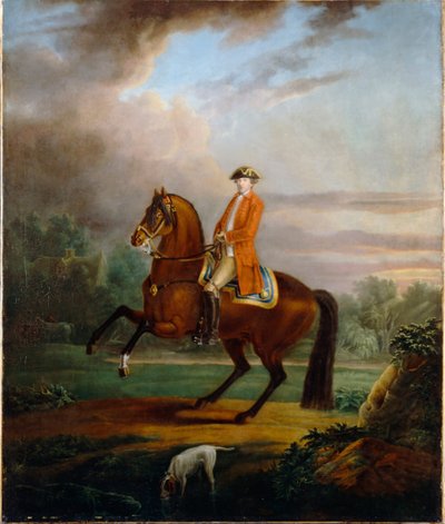 Un homme, appelé Noel Desenfans à cheval - Francis Bourgeois